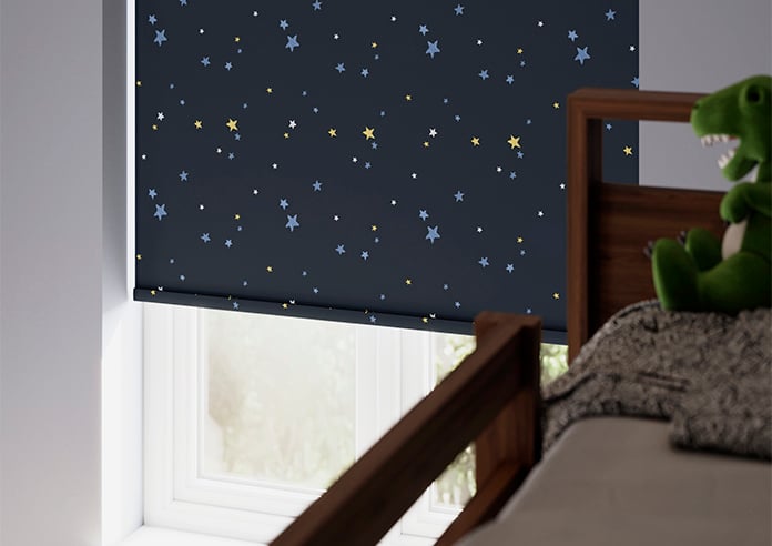 Laura Ashley Painterly Stars, Midnight - Roller Blind - Image 5